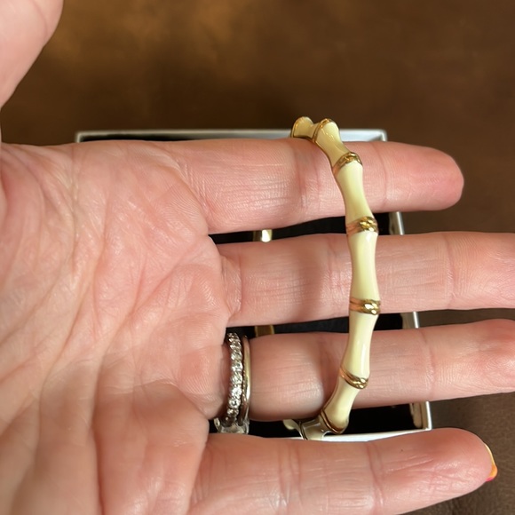 Stella & Dot Cream and Gold Bangle - Picture 4 of 5